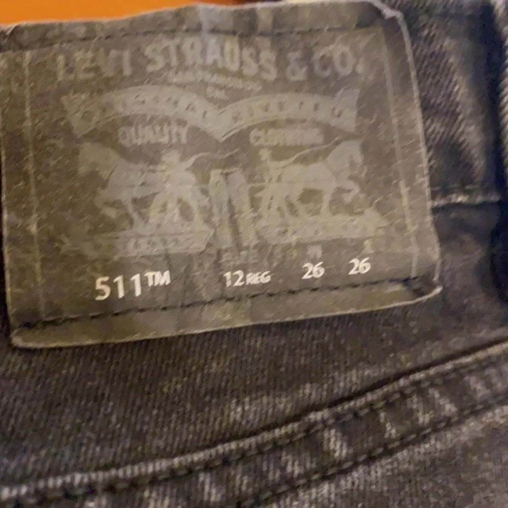 Levi’s 511 Slim Black Faded  Jeans